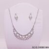 Set Collar con Aros de Strass / S-20080