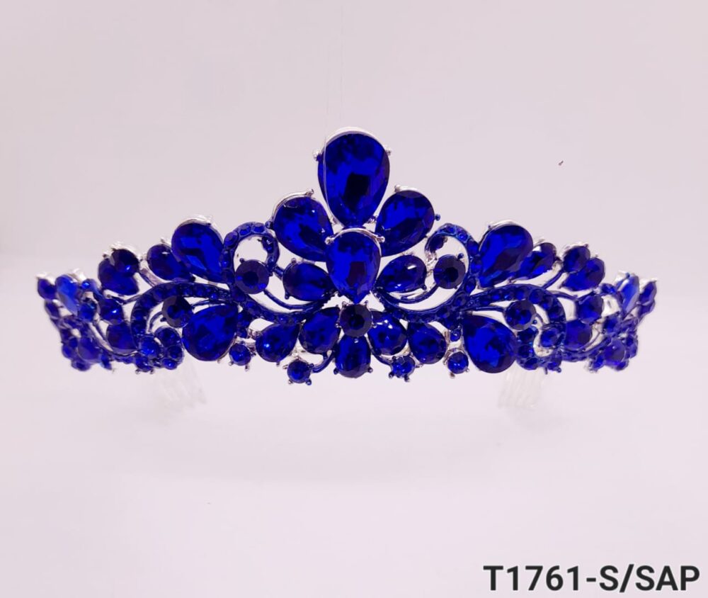 Tiara de Strass en Colores / T-1761