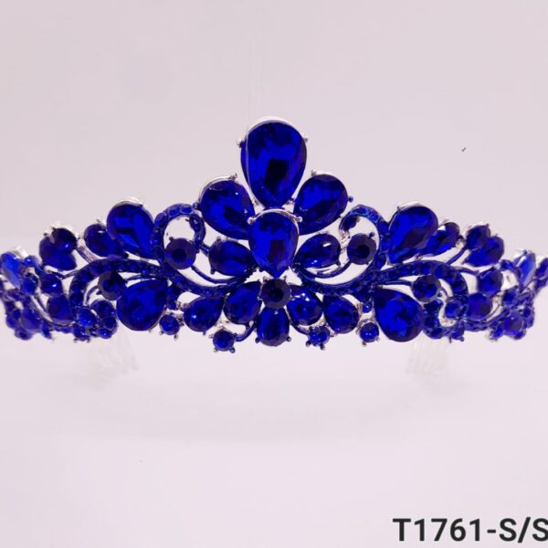 Tiara de Strass en Colores / T-1761