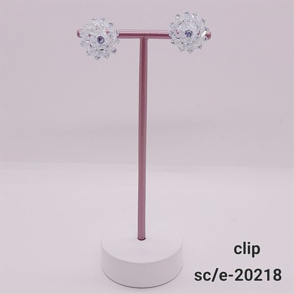 Aro de Cubic / E20218 - PLATA/CRISTAL