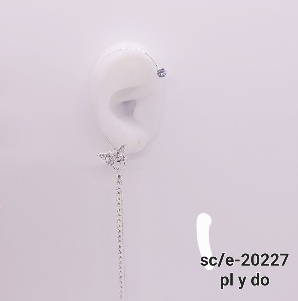 Aro Trepador de Strass Con Caida / E-20227