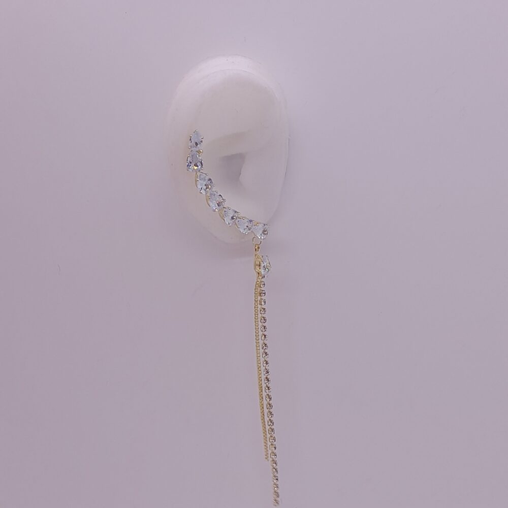 Aro Trepador de Strass con Caida / E-20229