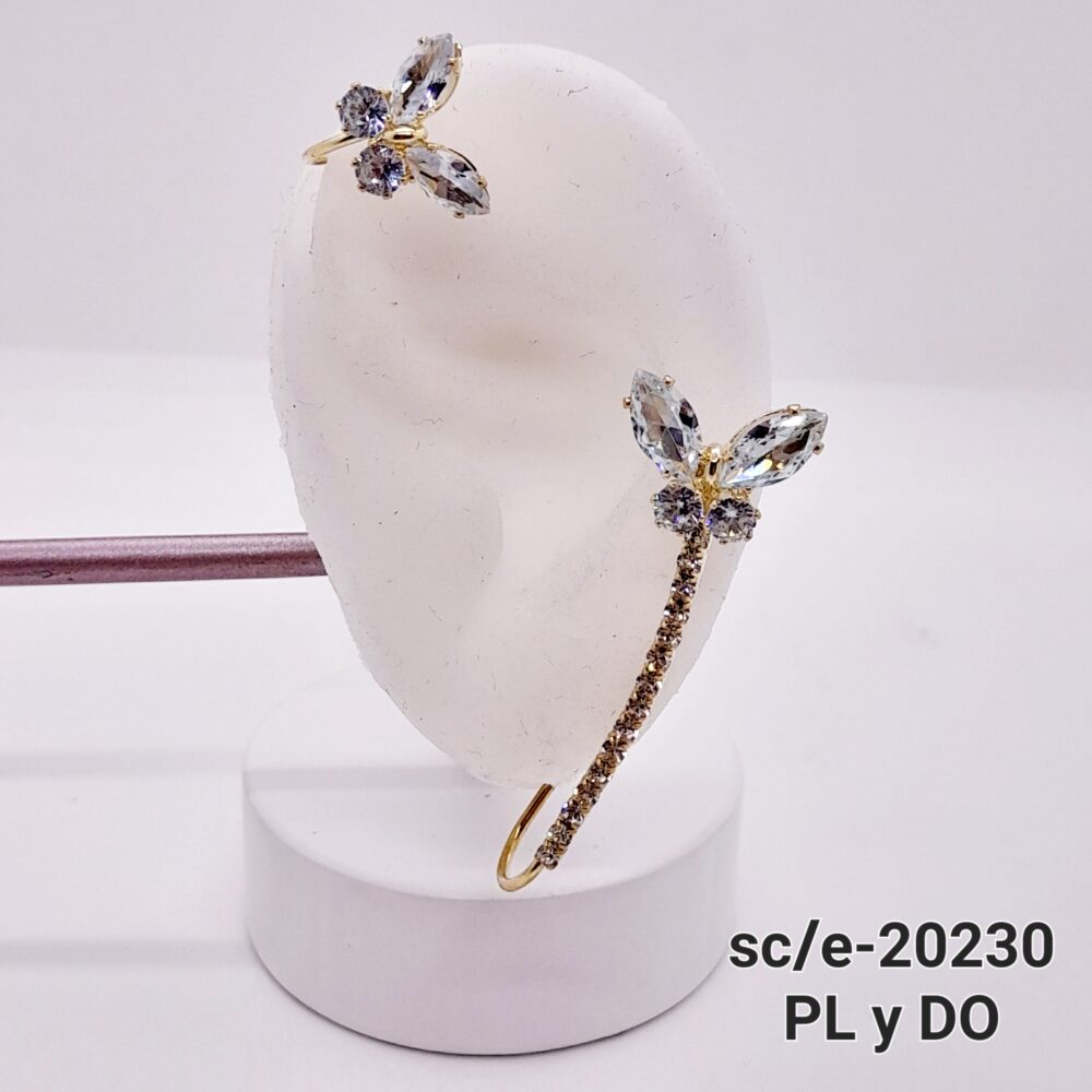 Aro Trepador de Strass con Caida / E-20230