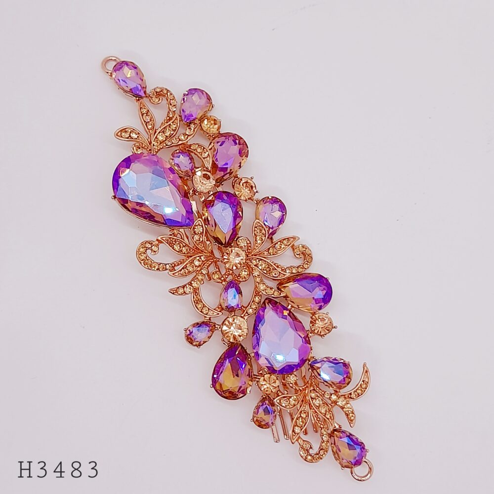 Tocado de Strass Flexible de Strass - H3483