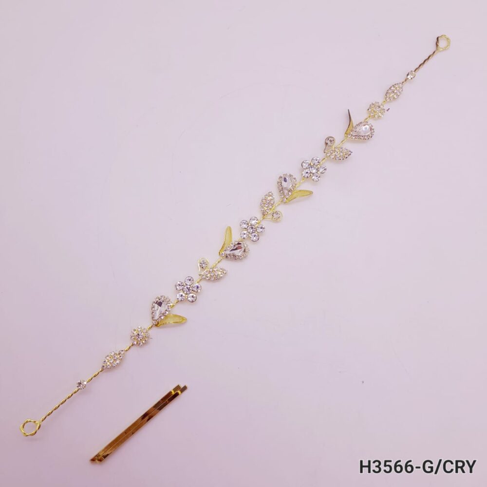 Tocado Diadema Para Pelo de Strass Flexible - H3566