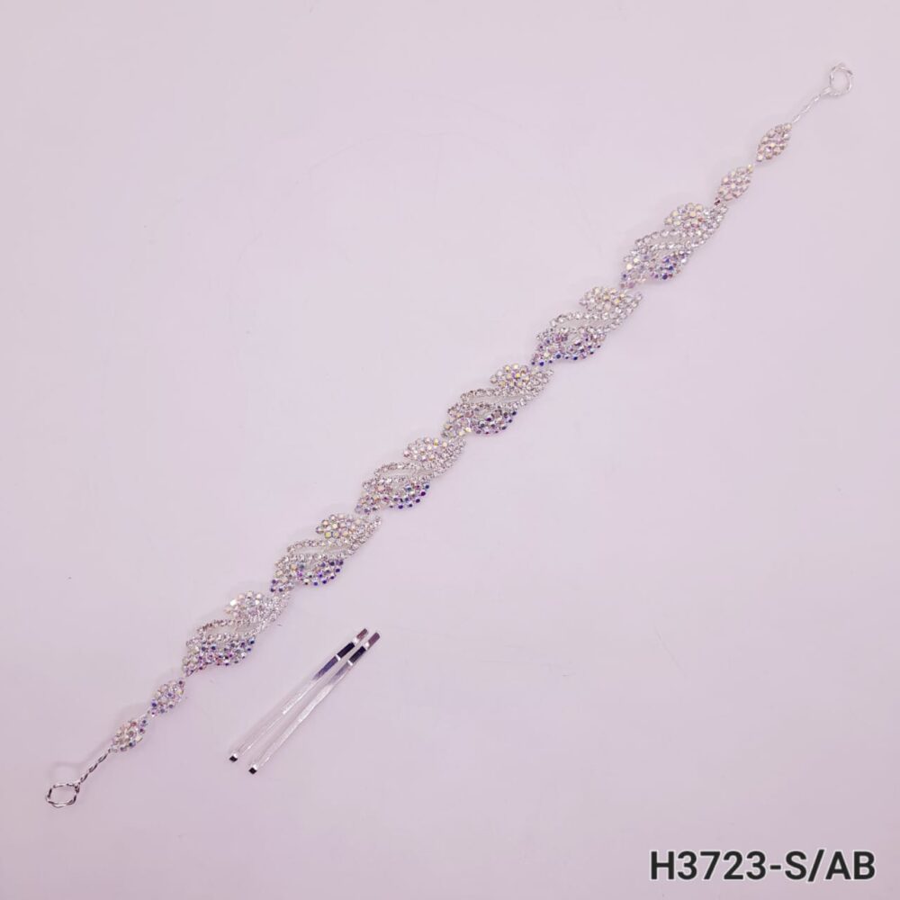 Tocado Diadema Para Pelo de Strass Flexible - H3723