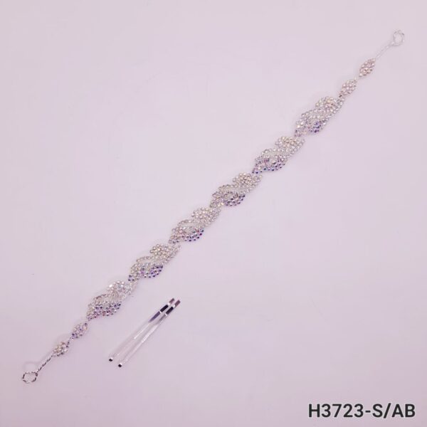 Tocado Diadema Para Pelo de Strass Flexible - H3723