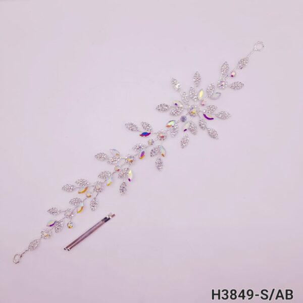 Tocado Diadema Para Pelo de Strass Flexible - H3849