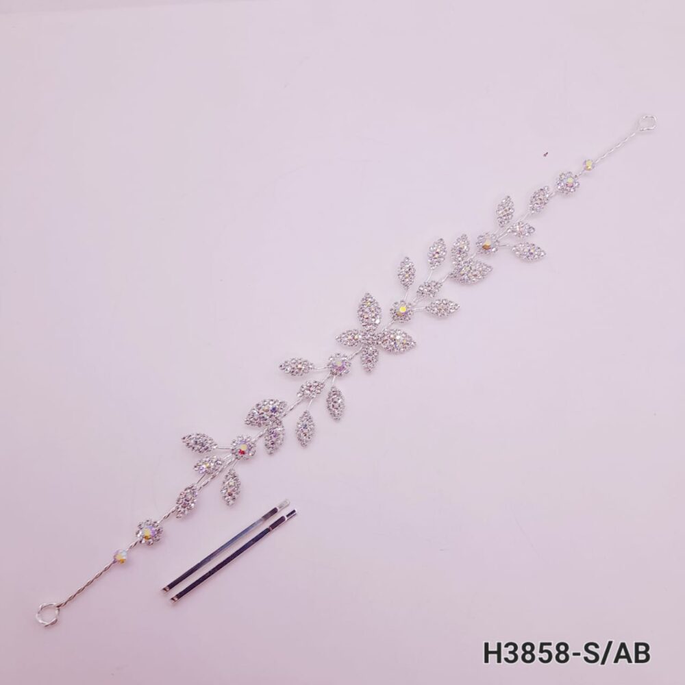 Tocado Diadema Para Pelo de Strass Flexible - H3858