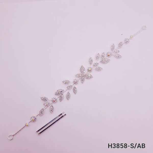 Tocado Diadema Para Pelo de Strass Flexible - H3858