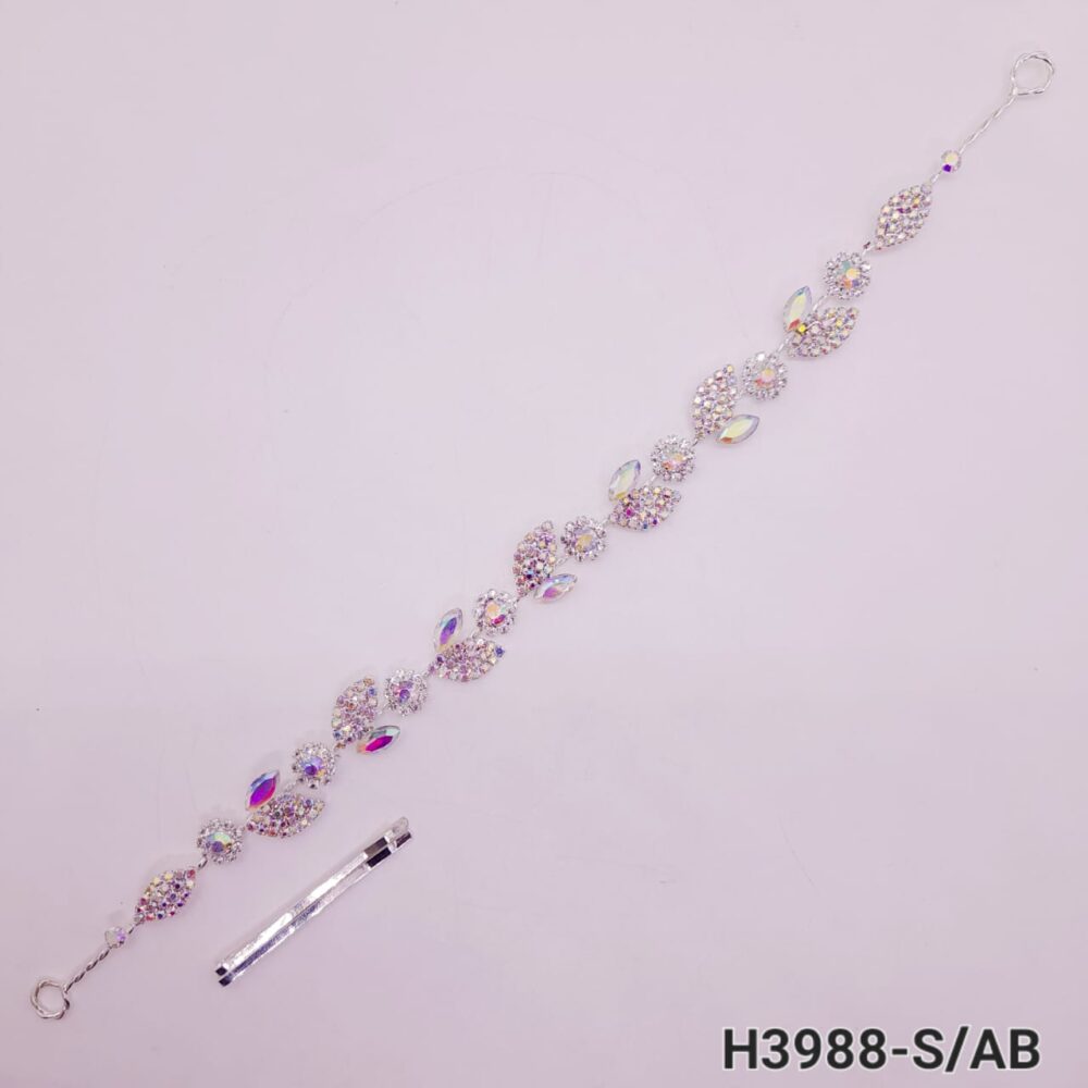 Tocado Diadema Para Pelo de Strass Flexible - H3988