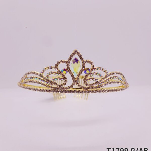 Tiara Clasica de Strass / T-1799