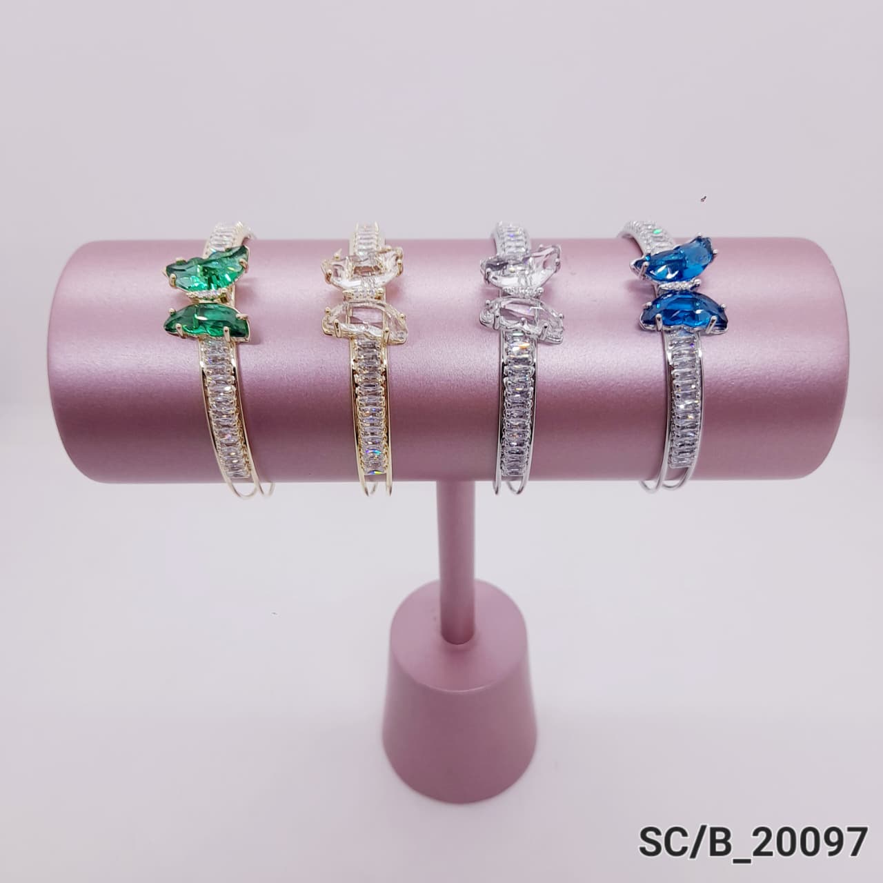 Pulsera Esclava con Strass / B-20097