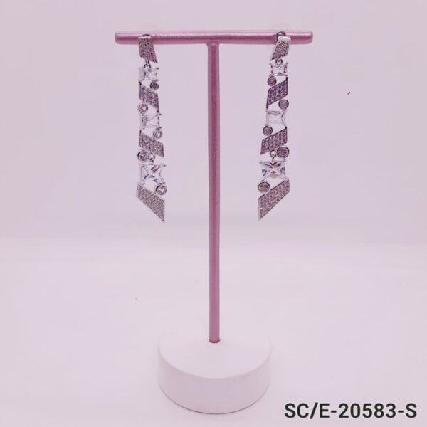 Aros de Strass y Cristal Cubic / E-20583