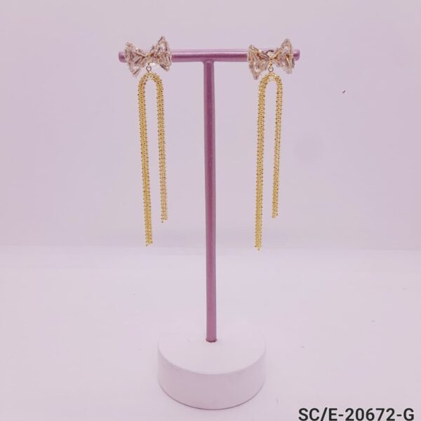 Aros Urban Chain Con Strass - Hipoalergénicos / E-20672