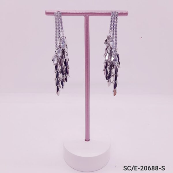 Aros Urban Chain Con Strass - Hipoalergénicos / E-20688