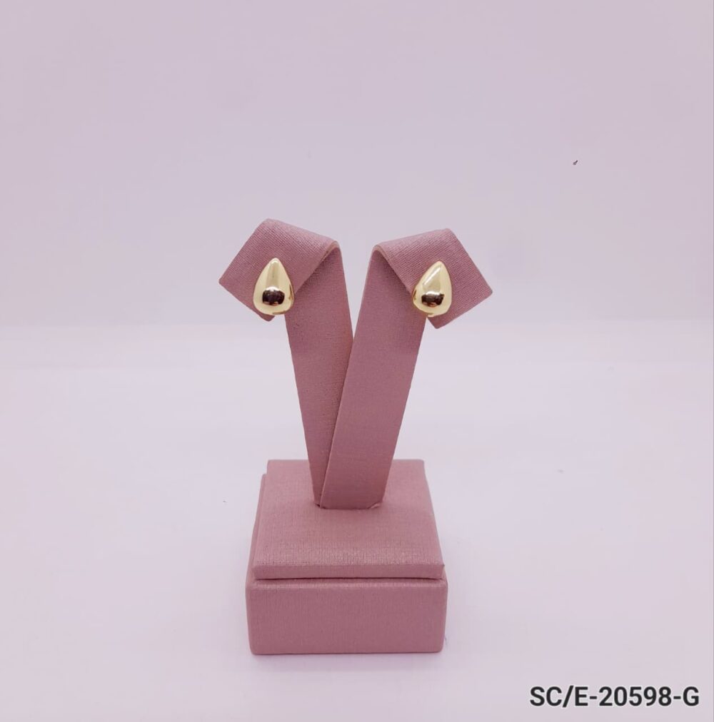 Aros Gota en Metal - Hipoalergénicos / E-20598