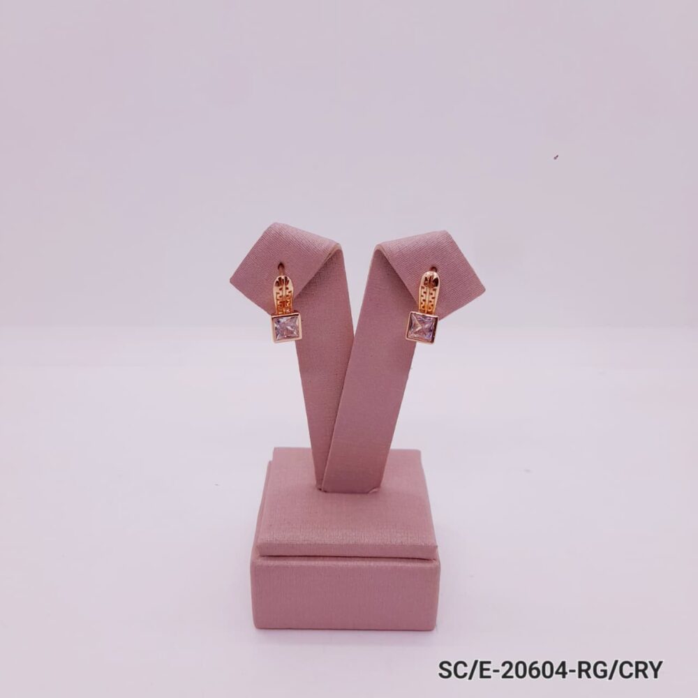 Aros de Cristal Cubic / E-20604