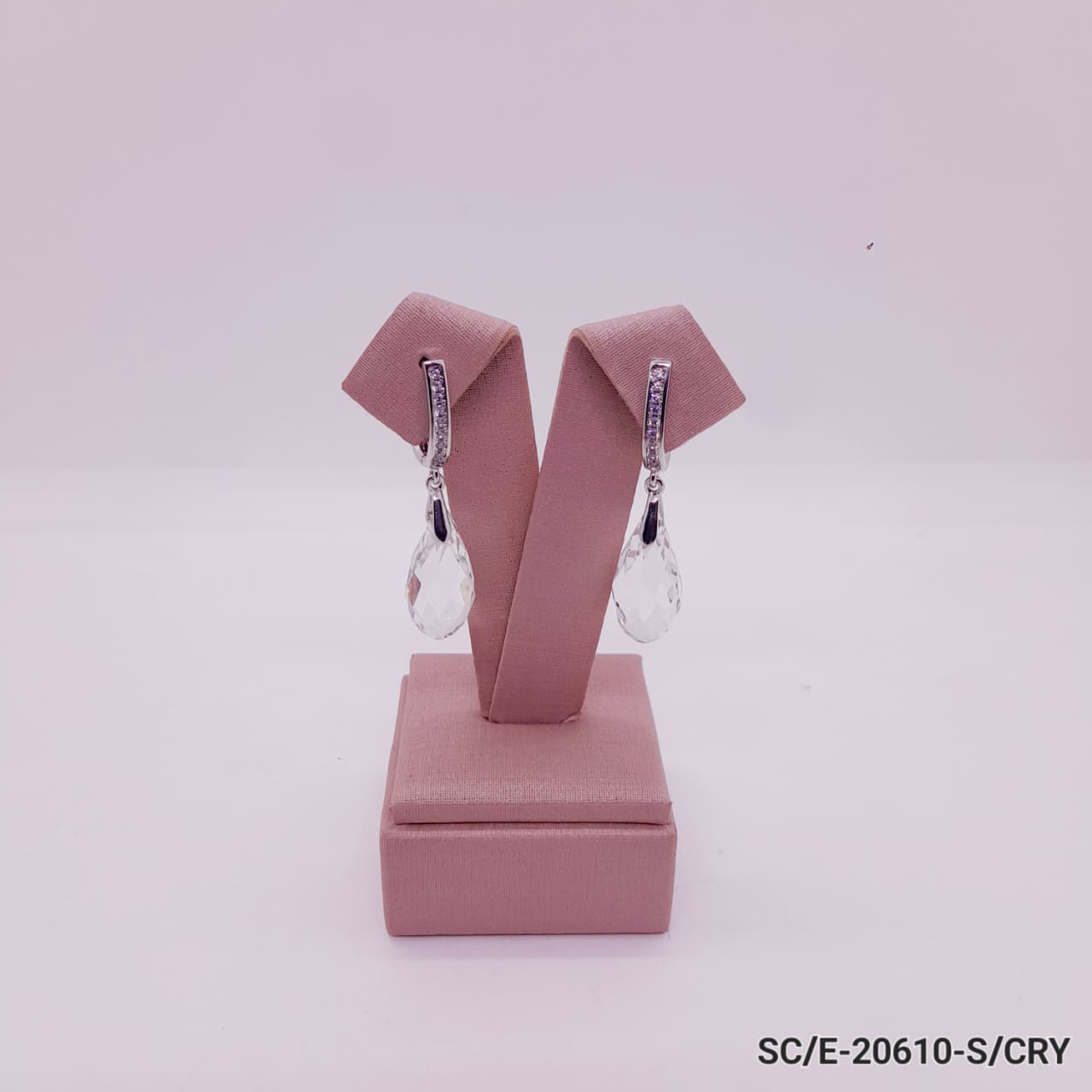 Aros de Cristal Colgante con Colores / E-20610 - Image 8