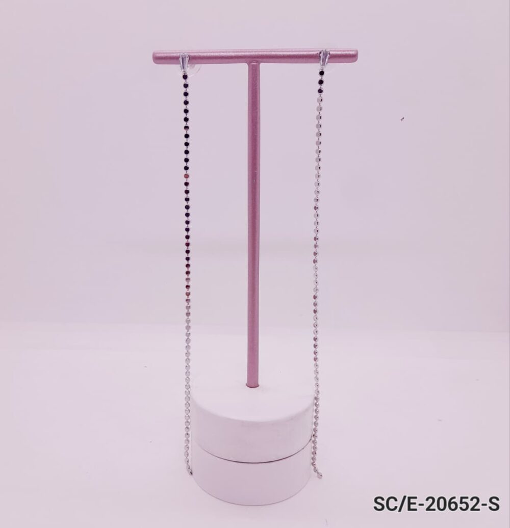 Aros de Cubic y Cadena - Hipoalergénicos / E-20652