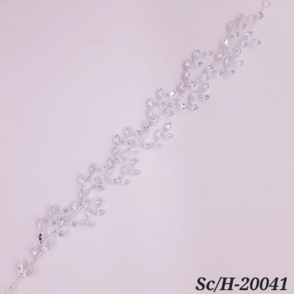 Tocado Diadema Para Pelo de Strass Flexible - H-20041