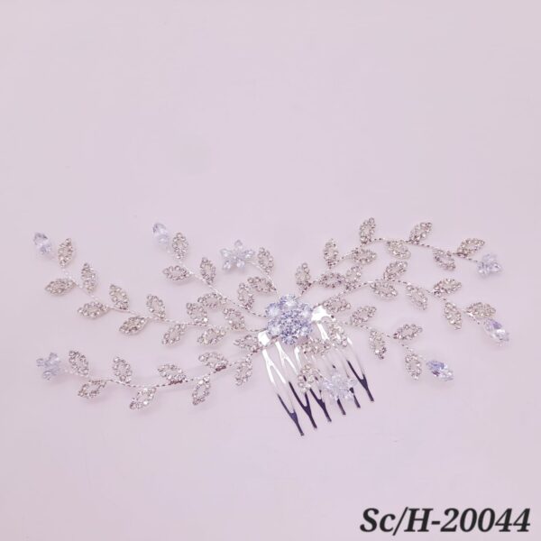 Peineta Tocado de Cubic Zirconia / H-20044