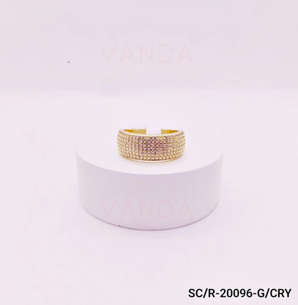 Anillo de Strass de Corona - R-20096
