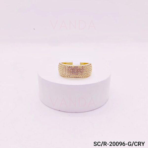 Anillo de Strass de Corona - R-20096