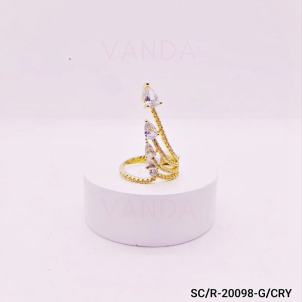 Anillo de Strass - Regulable - R-20098