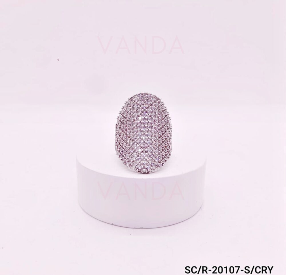 Anillo de Strass Microengarzado - R-20107