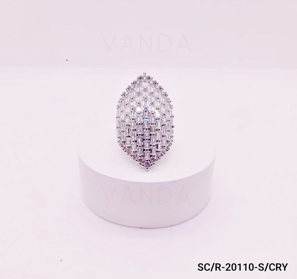 Anillo de Strass Microengarzado - R-20110