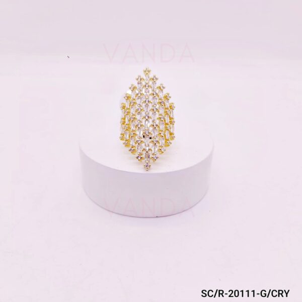 Anillo de Strass Microengarzado / R-20111
