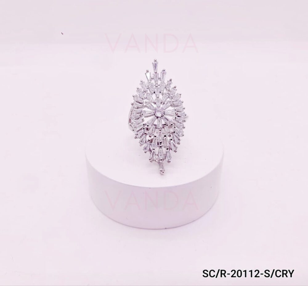 Anillo de Strass Microengarzado / R-20112