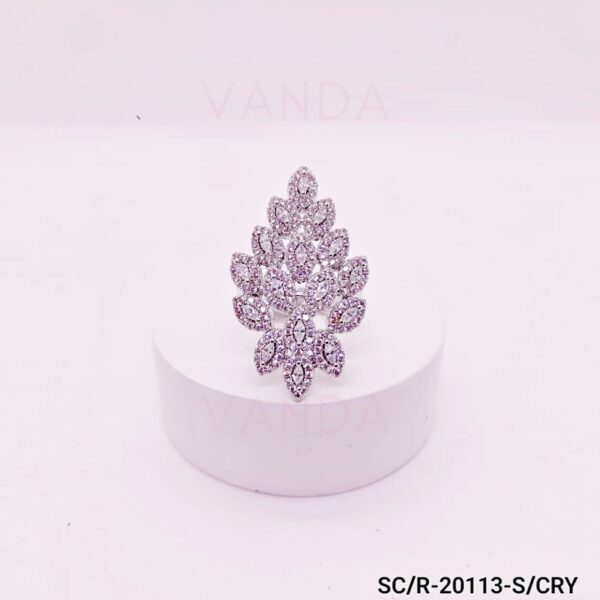 Anillo de Strass Microengarzado / R-20113