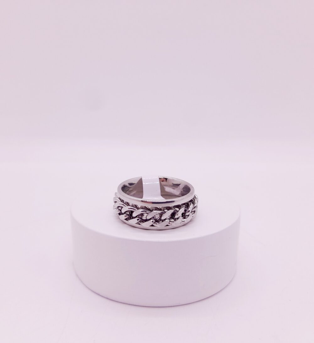 Anillo Rotativo Antistress de Acero Quirúrgico / RS-1017