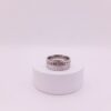 Anillo de Strass y Guarda Griega de Acero Quirúrgico / RS-1019