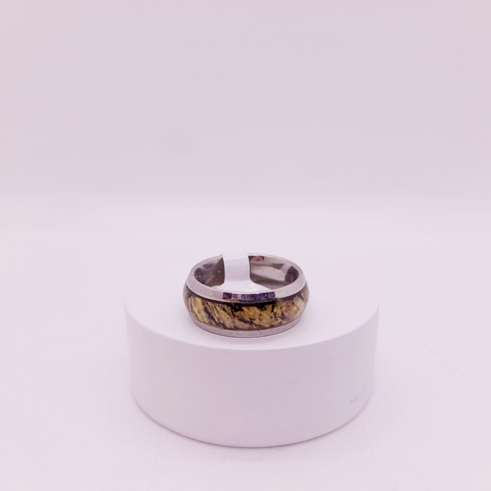 Anillo tipo Nacarado de Acero Quirúrgico / RS-1021