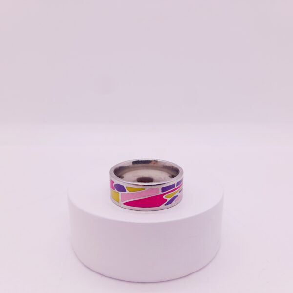 Anillo Esmaltado de Acero Quirúrgico / RS-1024