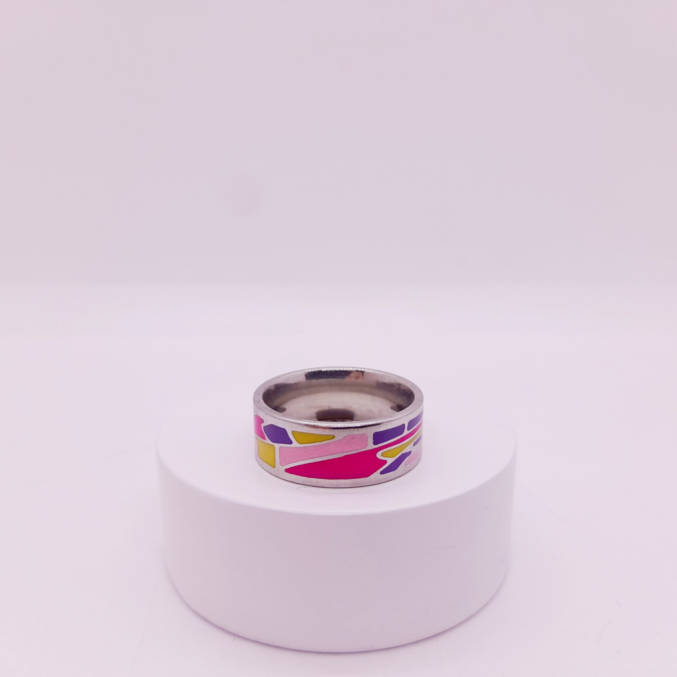 Anillo Esmaltado de Acero Quirúrgico / RS-1024