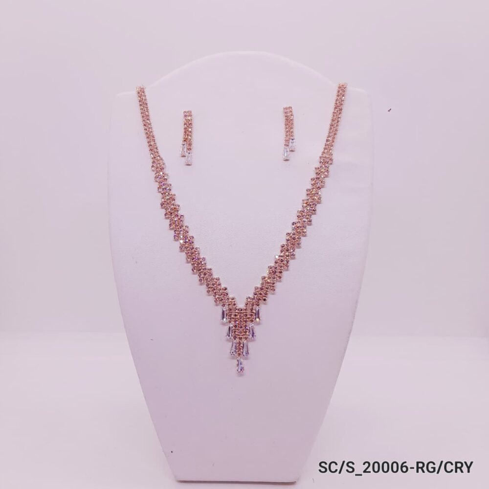Set Collar con Aros de Strass / S-20006 - Image 2
