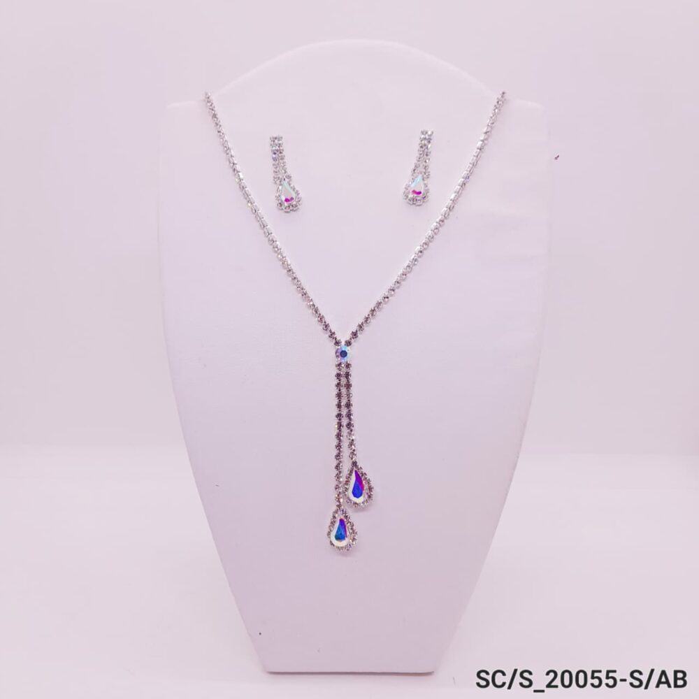 Set Collar con Aros de Strass / S-20055 - Image 4
