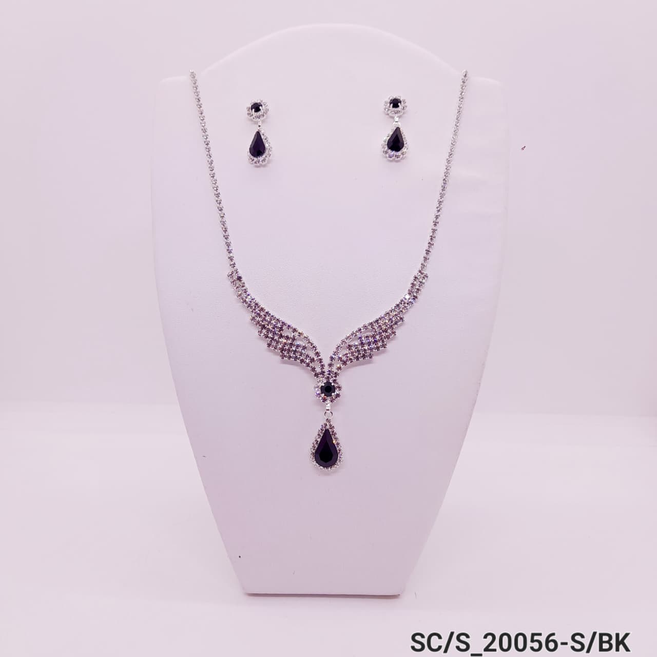 Set Collar con Aros de Strass / S-20056 - Image 3