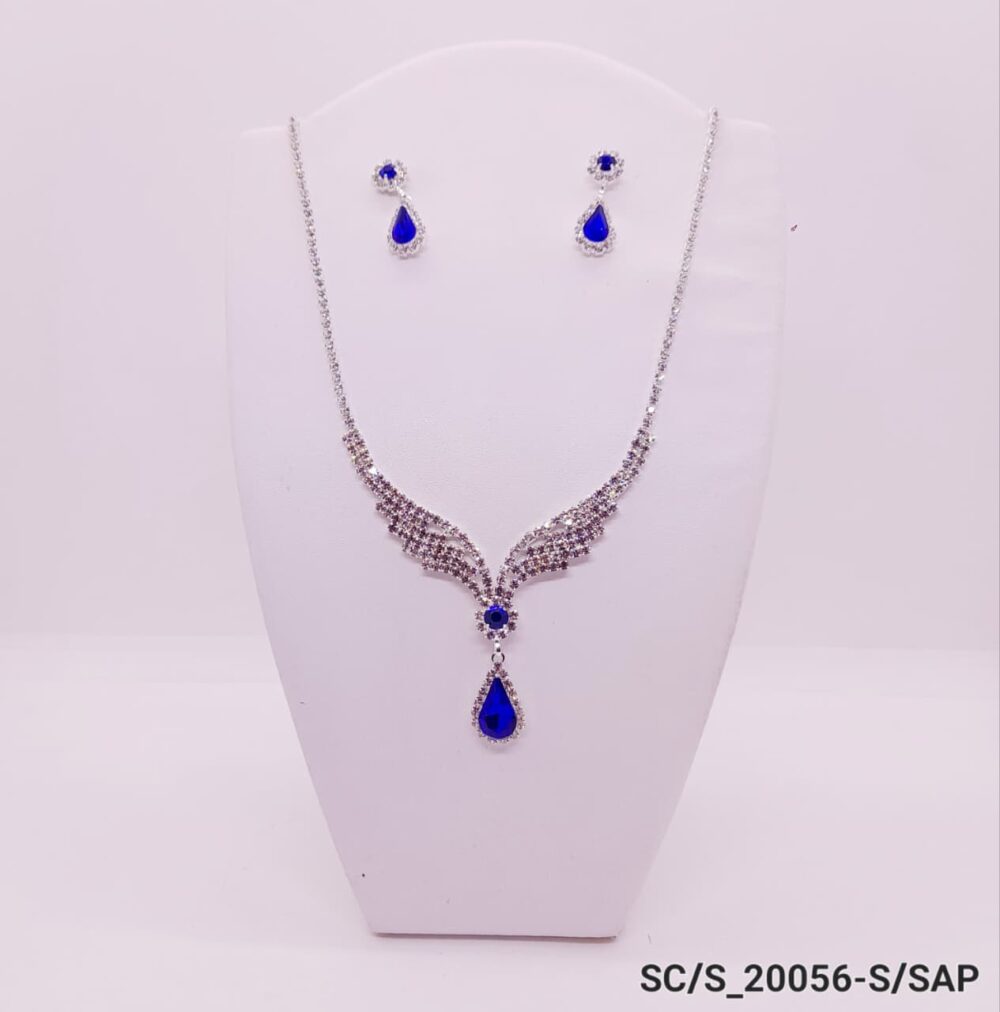 Set Collar con Aros de Strass / S-20056 - Image 2