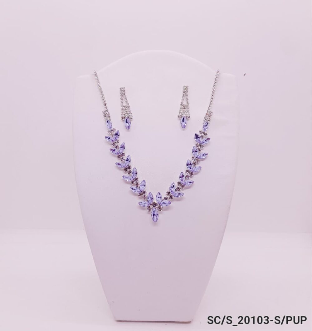 Set Collar con Aros de Strass / S-20103 - Image 5