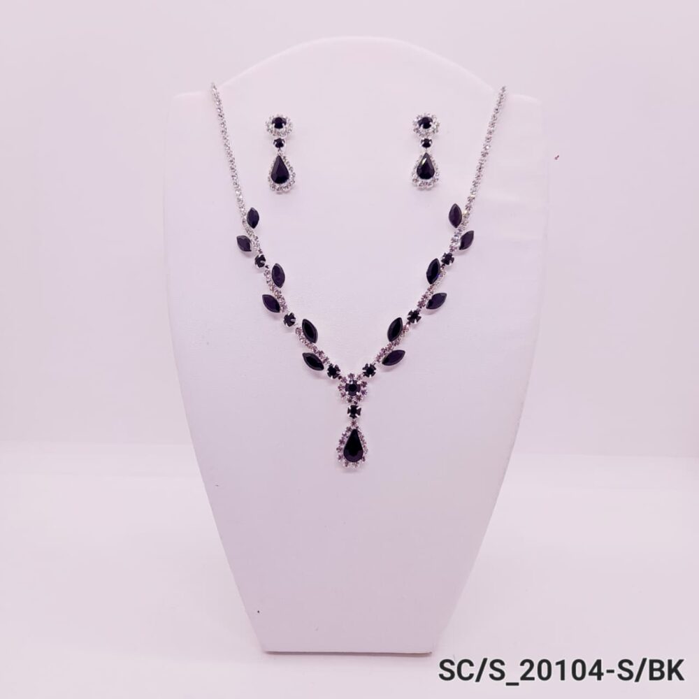 Set Collar con Aros de Strass / S-20104 - Image 4