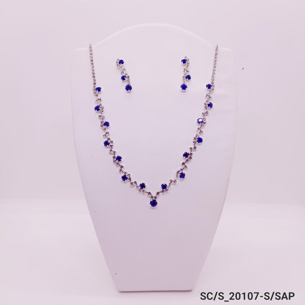 Set Collar con Aros de Strass / S-20107 - Image 4