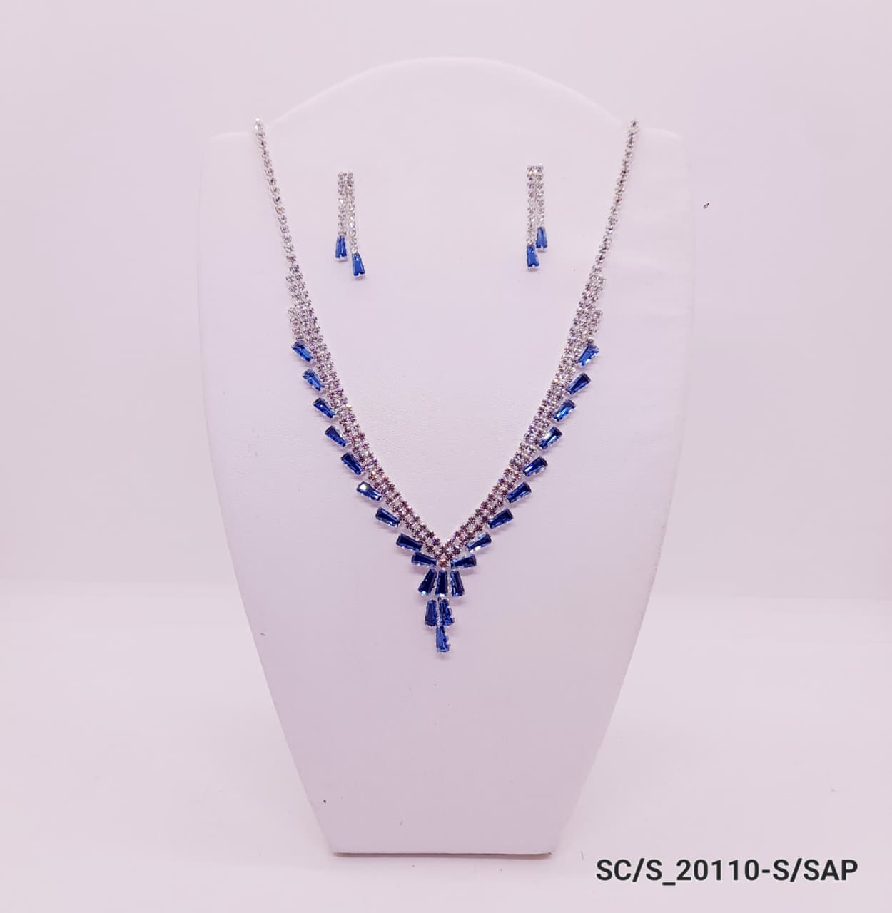 Set Collar con Aros de Strass / S-20110 - Image 4