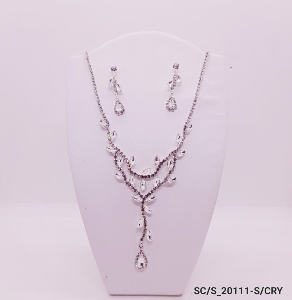 Set Collar con Aros de Strass / S-20111 - Image 2