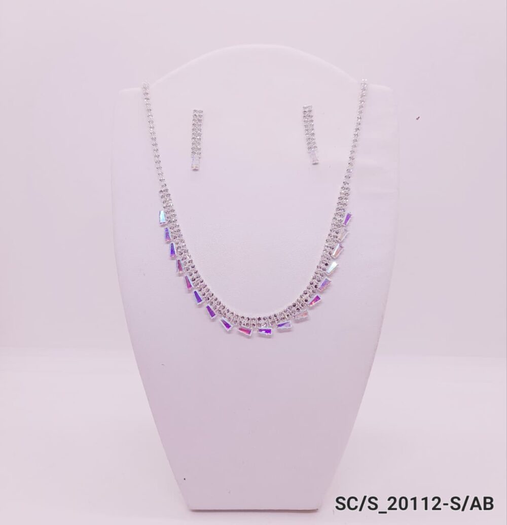 Set Collar con Aros de Strass / S-20112 - Image 5