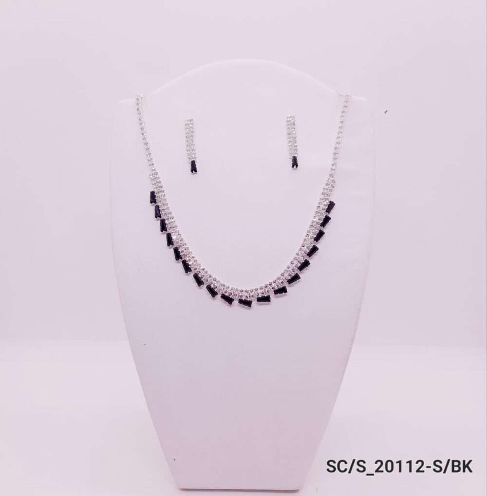 Set Collar con Aros de Strass / S-20112 - Image 3
